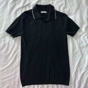 Knit polo